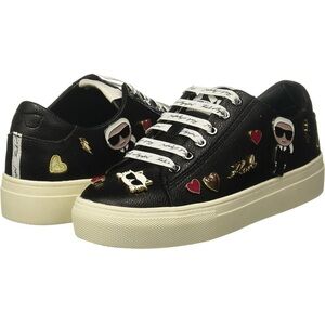 KARL LAGERFELD Women's Cate Sayings Everyday Lace Up Sneaker